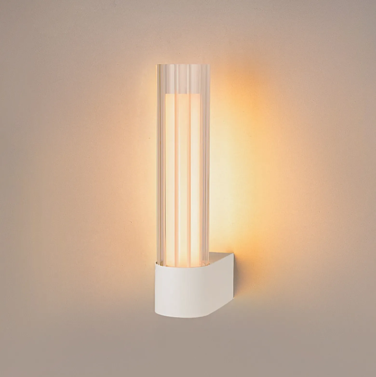 Aplique de pared LED para baño SLV Lygant, modelo individual, blanco, aluminio