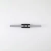 Aplique de pared LED Parma, negro, acero, cristal, IP44