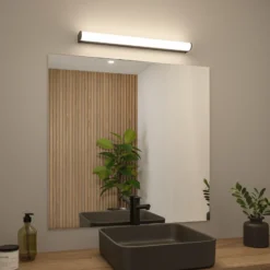 Aplique de pared LED Paulmann Arneb, negra, 59 cm, 3000 K, IP44