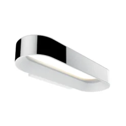 Aplique de pared LED Paulmann Agena, cromado, 31 cm, IP44, atenuable