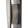 Aplique de pared LED Pedra, negro/wengué, acero, madera, 3.000 K