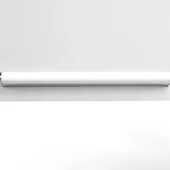 Aplique de pared LED Philippa de Lindby, redondeado, 58 cm, cromado, IP44