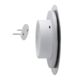 Aplique de pared LED Puntua Ø 25 cm gris