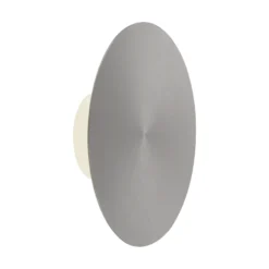 Aplique de pared LED Puntua Ø 25 cm gris