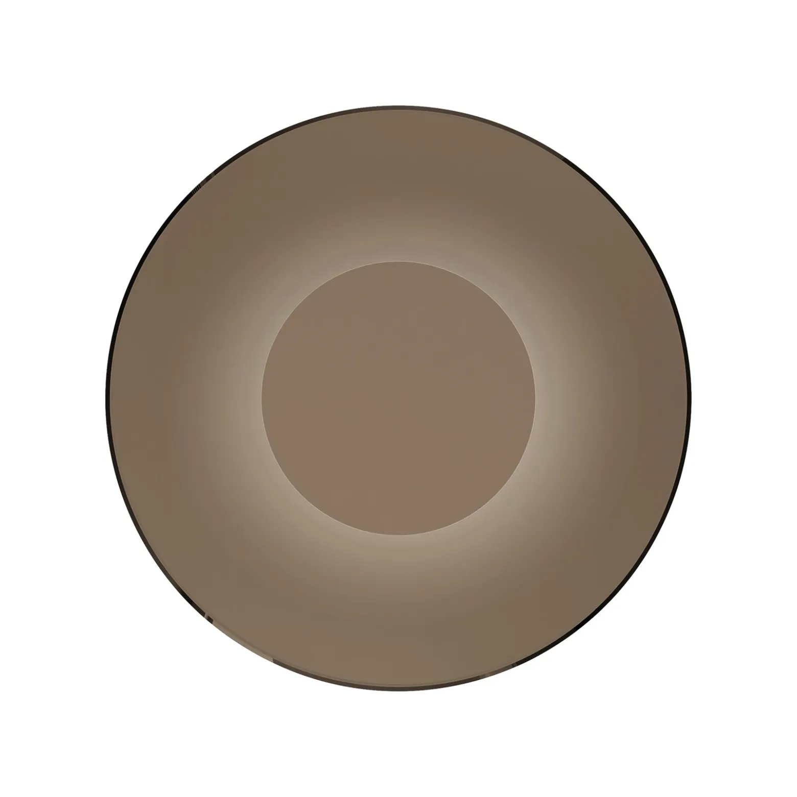 Aplique de pared LED PURE Moon, bronce, Ø 32 cm, cristal/aluminio