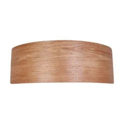 Aplique de pared LED Rafailia de Lindby, ancho 33 cm, madera, 3000 K