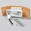 Aplique de pared LED Rafailia de Lindby, ancho 33 cm, madera, 3000 K