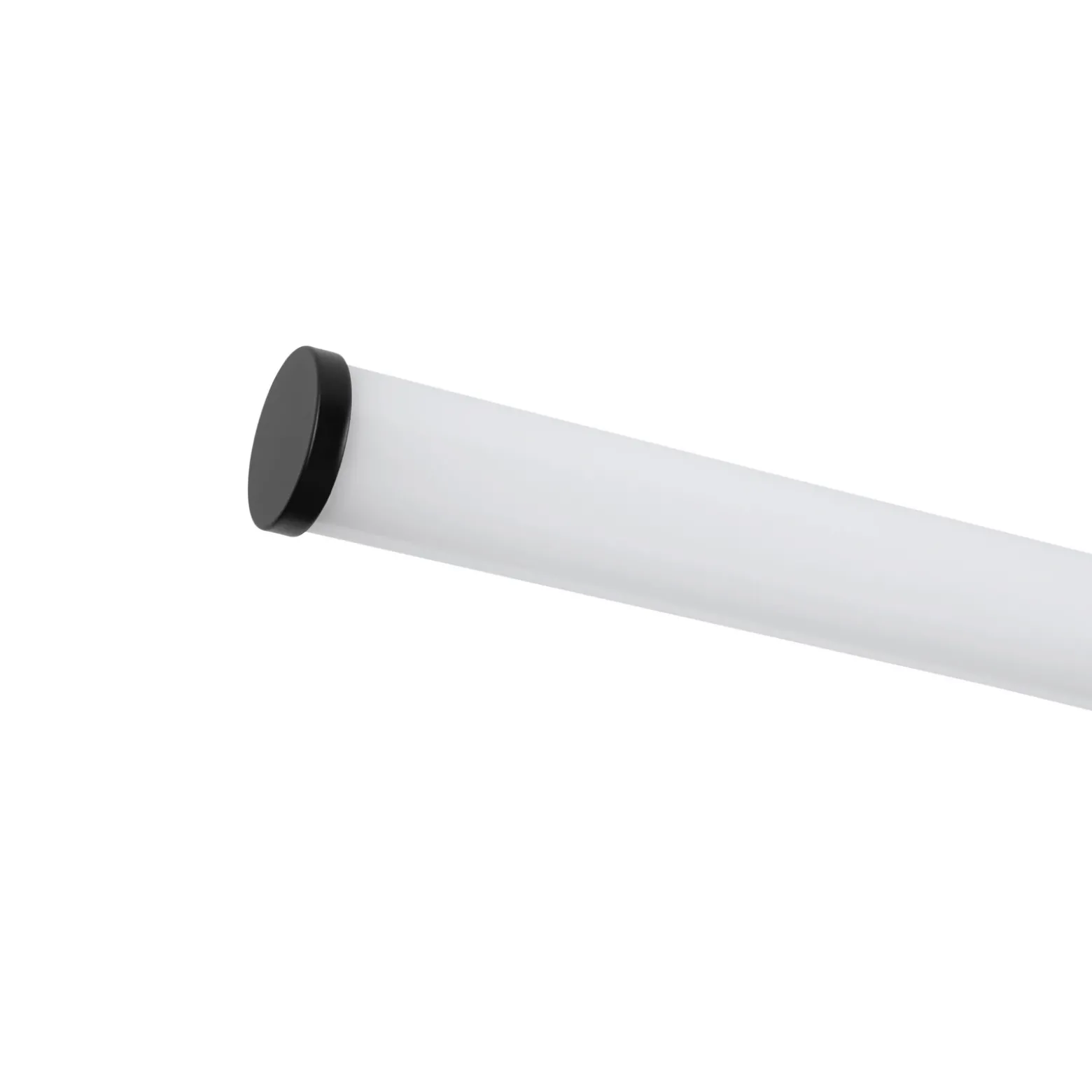 Aplique de pared LED Ramola, negra, ancho 60 cm, IP44, CCT