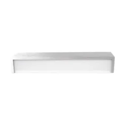 Aplique de pared LED Ranik de Lindby, 40 cm, color aluminio, metal