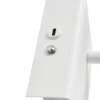 Aplique de pared LED recargable Lindby Agit, blanco, metal, regulador de