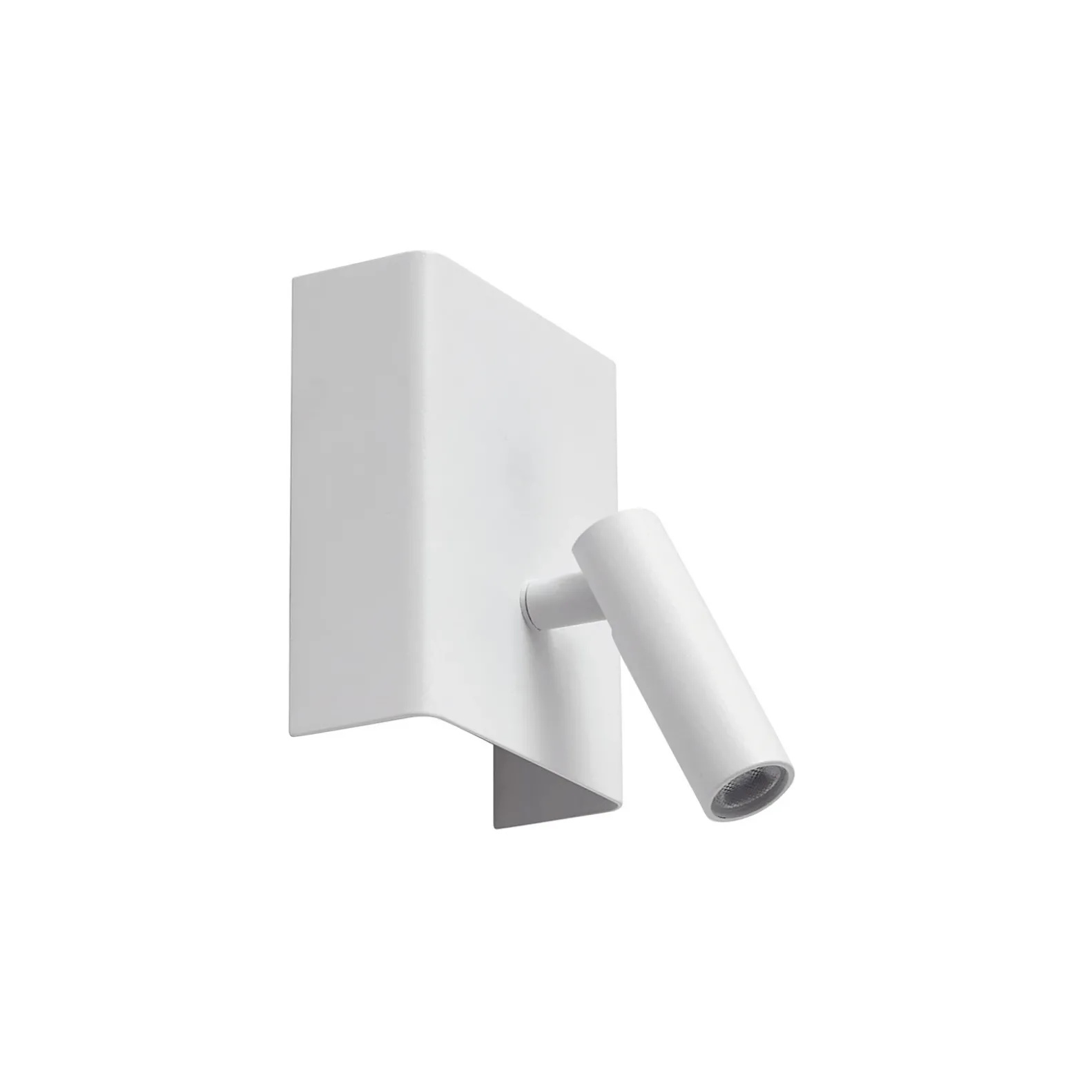 Aplique de pared LED recargable Lindby Agit, blanco, metal, regulador de