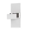 Aplique de pared LED recargable Magnetics, blanco, atenuable, 22,5 cm de