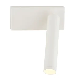 Aplique de pared LED Rulo, beige, acero, 3000 K