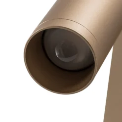 Aplique de pared LED Rulo, dorado, acero, 3000 K