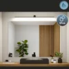 Aplique de pared LED Sava de Paulmann, negro, 120 cm, IP44