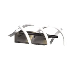 Aplique de pared LED Sequence, atenuable, CCT, aluminio