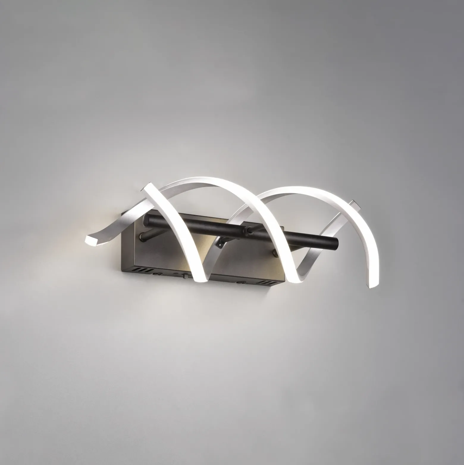 Aplique de pared LED Sequence, atenuable, CCT, aluminio