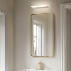 Aplique de pared LED Skinny, aluminio anodizado, aluminio, PMMA,