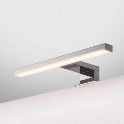 Aplique de pared LED SLV Dorisa ancho 30cm cromo