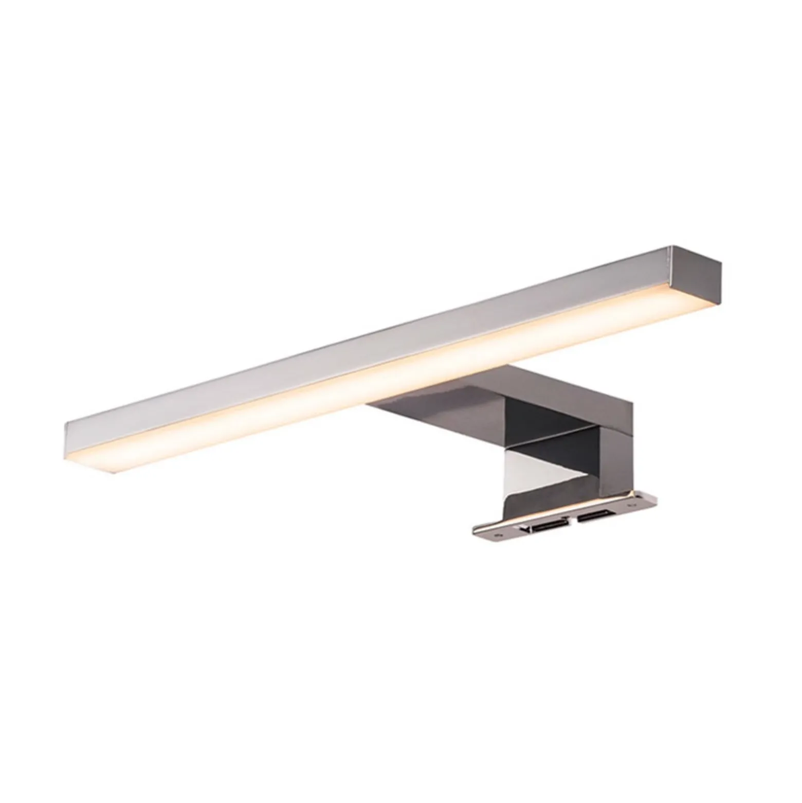 Aplique de pared LED SLV Dorisa ancho 30cm cromo