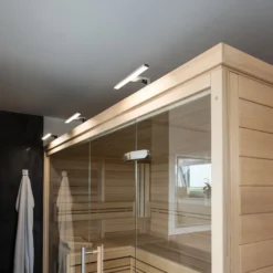 Aplique de pared LED SLV Dorisa ancho 30cm cromo