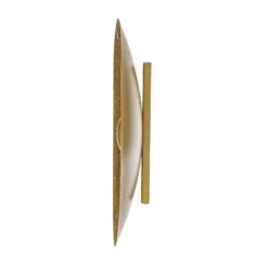 Aplique de pared LED Sole M, Ø 65 cm, color dorado, acero, 3.000 K