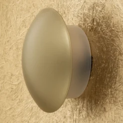 Aplique de pared LED Sole M, Ø 65 cm, color dorado, acero, 3.000 K