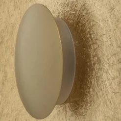 Aplique de pared LED Sole S, Ø 44 cm, color dorado, acero, 3.000 K