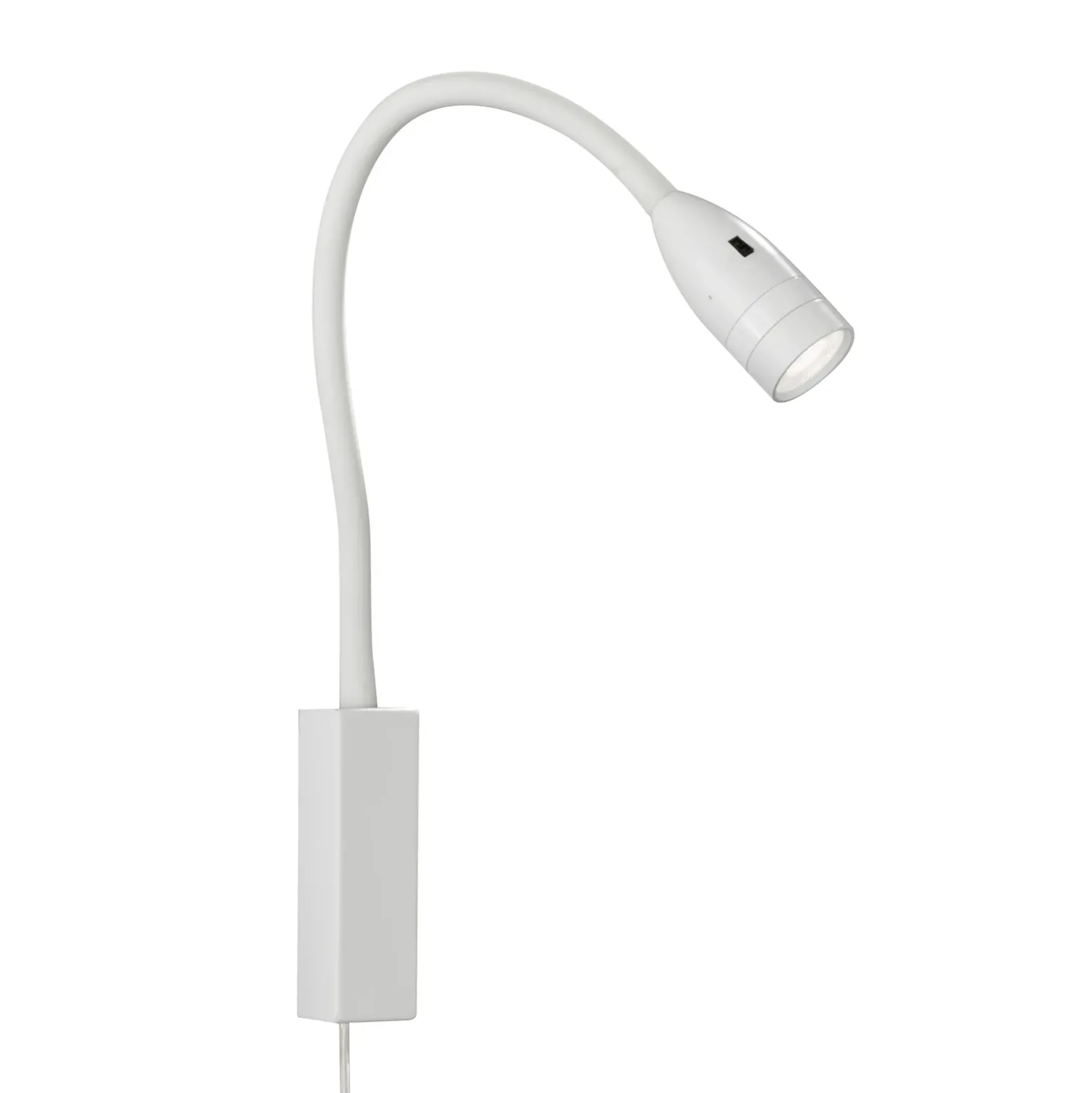 Aplique de pared LED Sten, blanco, altura 61 cm, control por gestos
