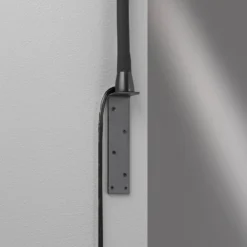 Aplique de pared LED Sten con control gestual, negro