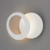 Aplique de pared LED Toronto, blanco, Ø 22 cm, aluminio, regulable