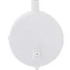 Aplique de pared LED Tusa, blanco, metal, 45 cm, brazo flexible