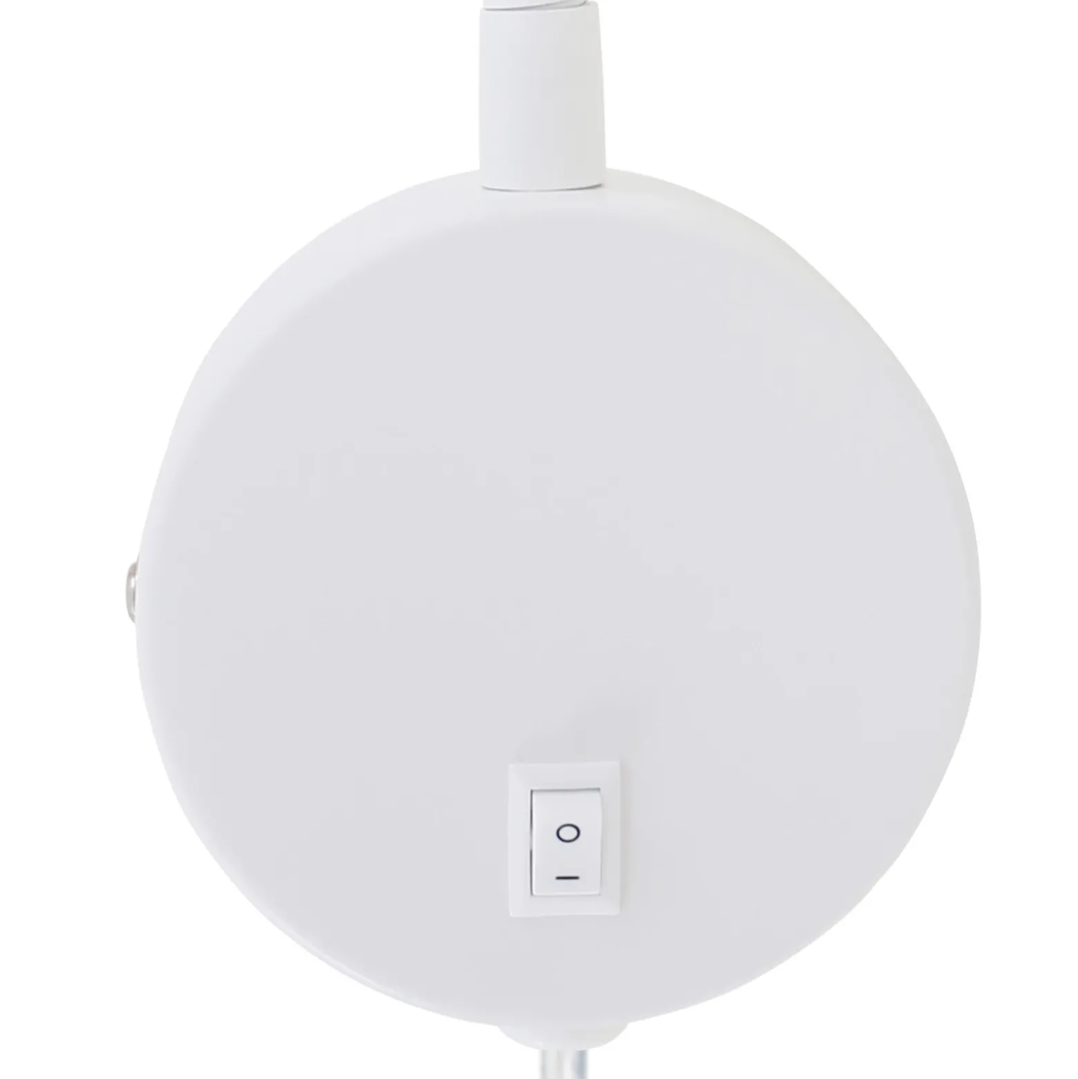 Aplique de pared LED Tusa, blanco, metal, 45 cm, brazo flexible