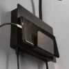 Aplique de pared LED USB Paulmann Halina, brazo flexible negro