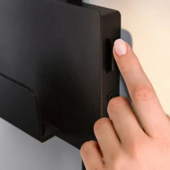 Aplique de pared LED USB Paulmann Halina, brazo flexible negro