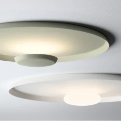 Aplique de pared LED Vibia Top Ø 60 cm blanco