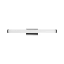 Aplique de pared LED VINA M, negro, 60 cm de ancho, IP44, CCT
