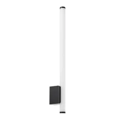 Aplique de pared LED VINA UP M, negro, altura 60 cm, IP44, CCT
