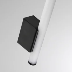 Aplique de pared LED VINA UP M, negro, altura 60 cm, IP44, CCT