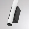 Aplique de pared LED VINA UP S, negro, altura 40 cm, IP44, CCT