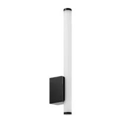 Aplique de pared LED VINA UP S, negro, altura 40 cm, IP44, CCT