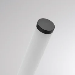 Aplique de pared LED VINA UP S, negro, altura 40 cm, IP44, CCT