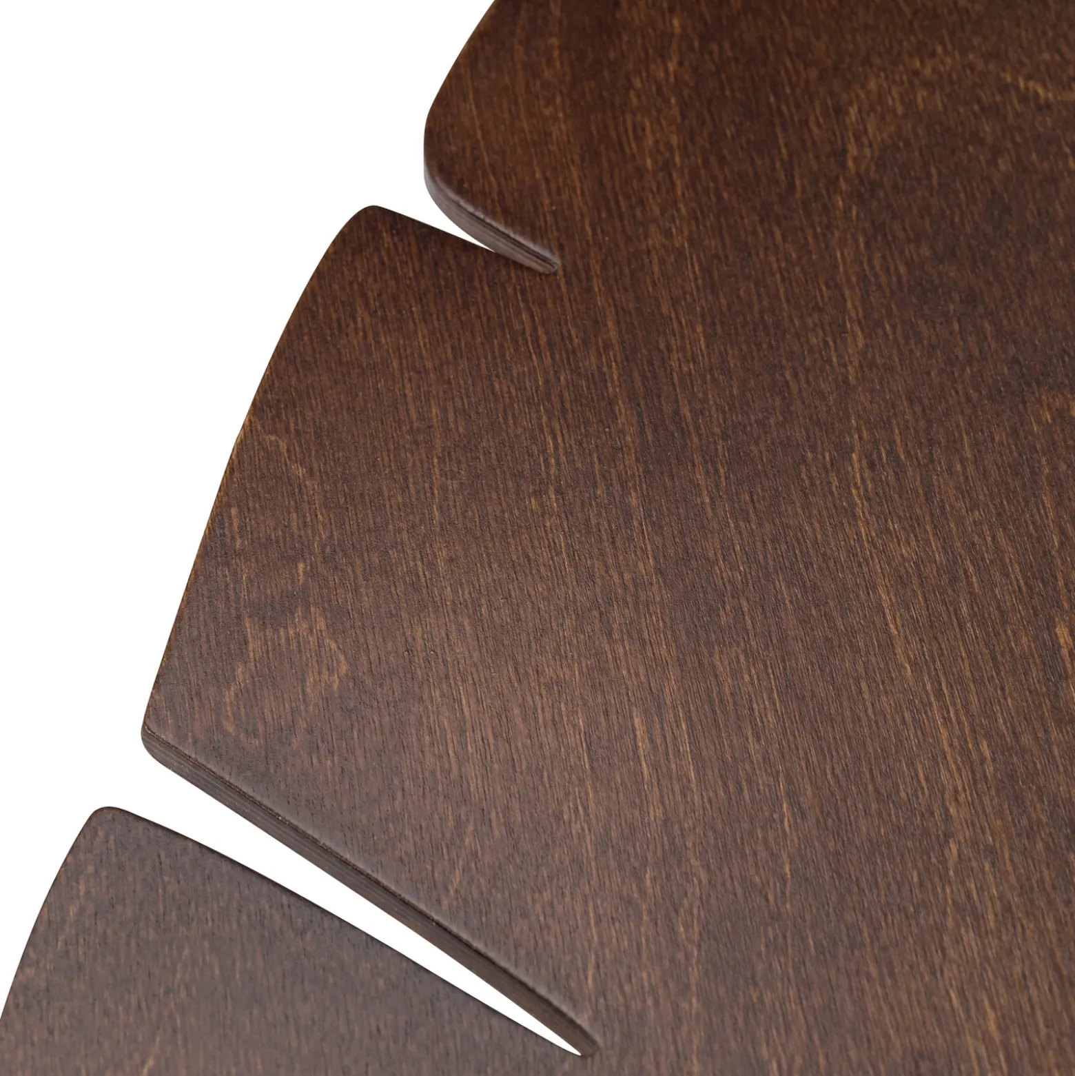 Aplique de pared Lehti de Envostar, forma de hoja, nogal, 69 x 24 cm