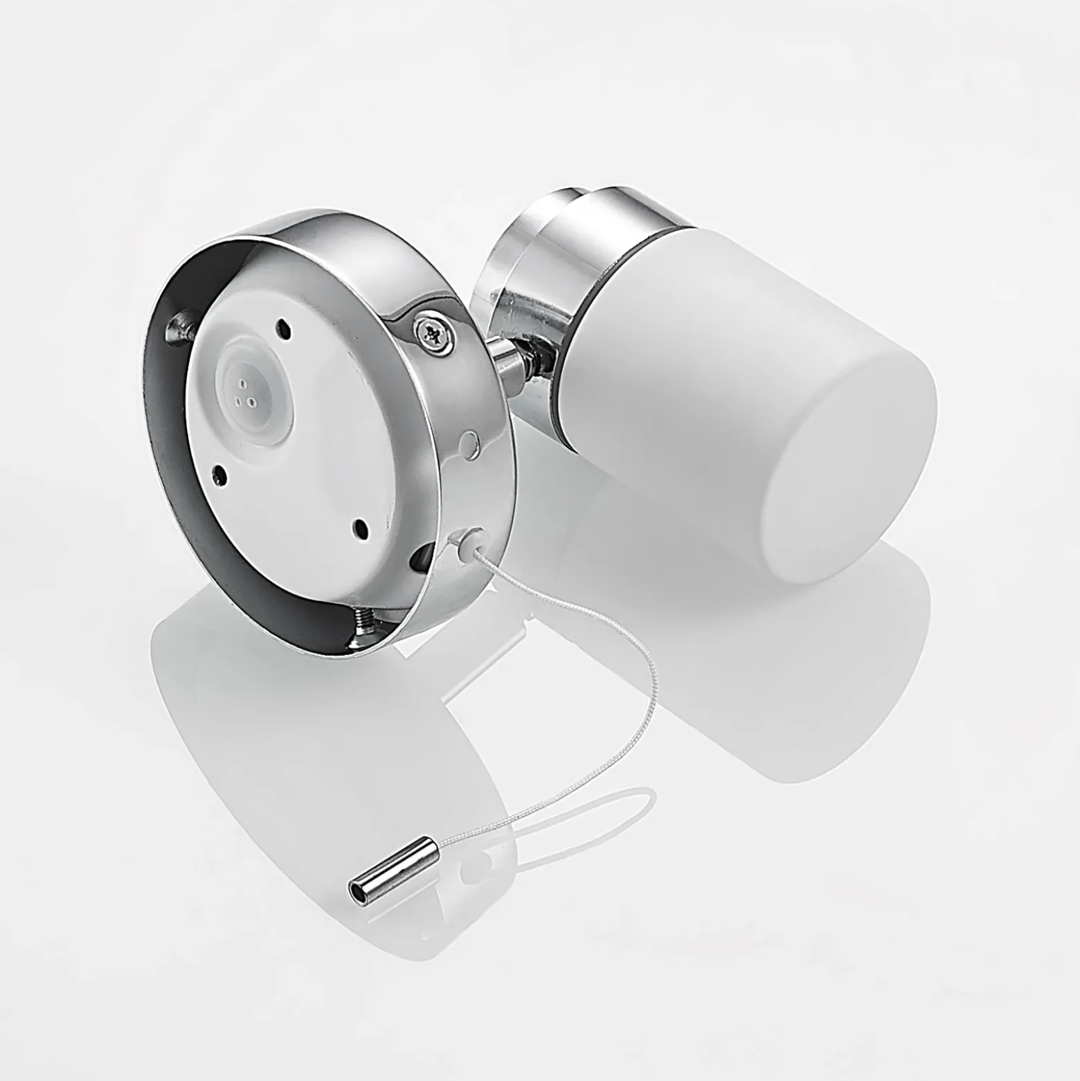 Aplique de pared Lindby Alimari, cromo