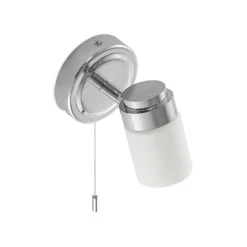 Aplique de pared Lindby Alimari, cromo