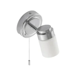 Aplique de pared Lindby Alimari, cromo