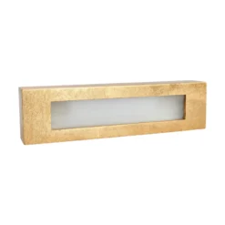 Aplique de pared Lindby Emina, dorado, escayola, 36cm, E14