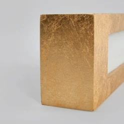 Aplique de pared Lindby Emina, dorado, escayola, 36cm, E14