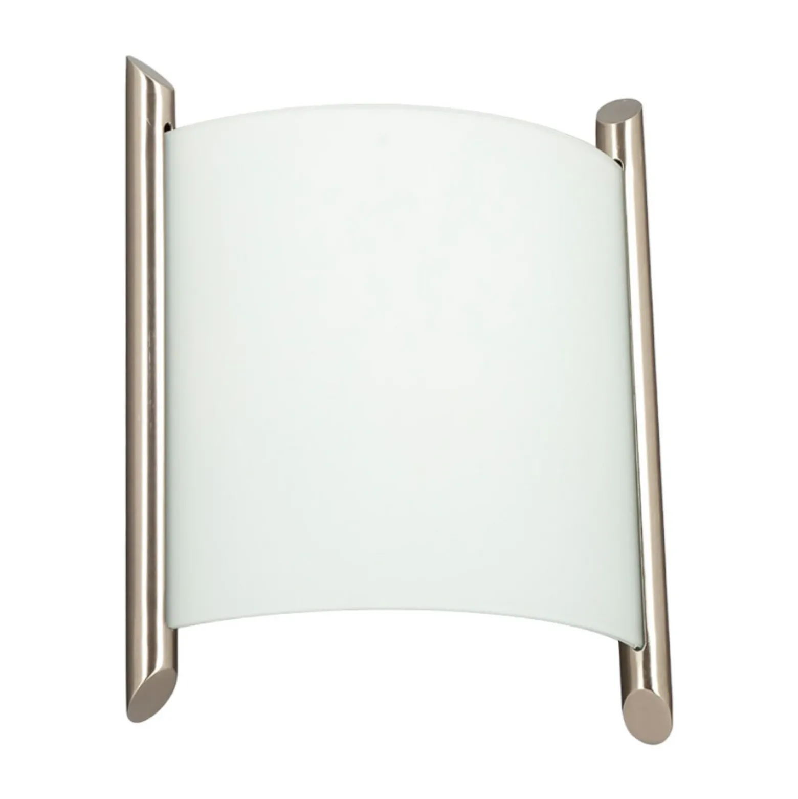 Aplique de pared Lindby Filippa, 25 cm, níquel, cristal, E27