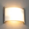 Aplique de pared Lindby Filippa, 31 cm, níquel, cristal, E27